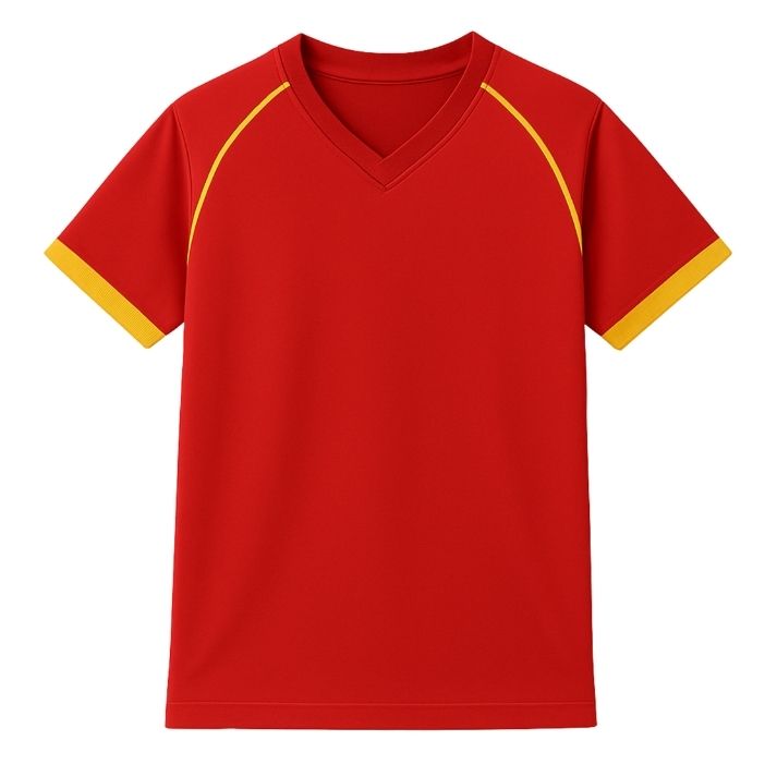 Sıfır Yaka Şehir Stili T-Shirt